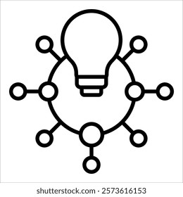 Innovation Pipeline Icon Element For Design