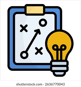Innovation Plan Icon Element For Design
