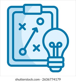 Innovation Plan Icon Element For Design