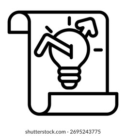 Elemento De Icono De Plan De Innovación Para Diseño