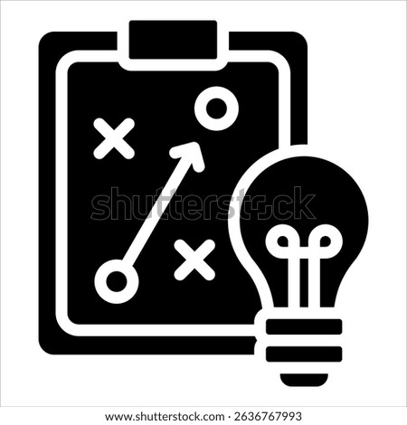 Innovation Plan Icon Element For Design