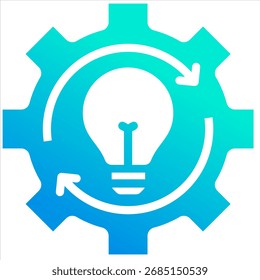 Innovación y elemento de icono de proceso para el diseño