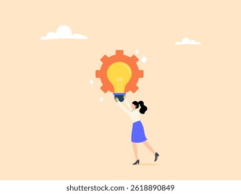 Innovation or product development with creative ideas or solutions to business problems