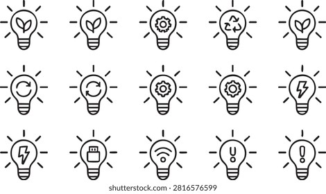 Innovation, Recycling and Smart Power Line Symbols for Startup Projects