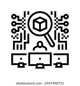 innovation seeker tech enthusiast line icon vector. innovation seeker tech enthusiast sign. isolated contour symbol black illustration