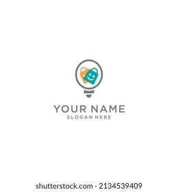 Logo-Design eines Innovationslagers, Vektorgrafik