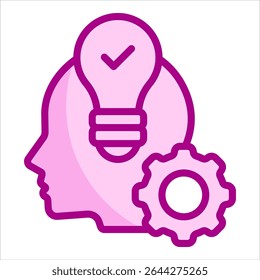 Innovation Strategy Icon Element For Design