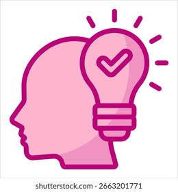 Innovation Strategy Icon Element For Design