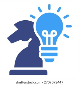 Innovation Strategy Icon Element For Design