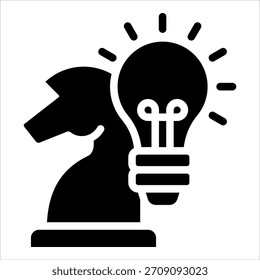 Icon-Element der Innovationsstrategie für Design
