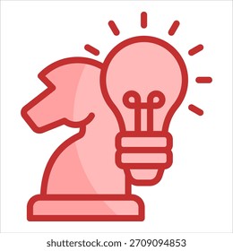 Icono de estrategia de innovación para el diseño
