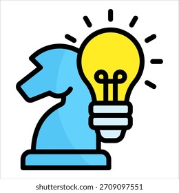 Icono de estrategia de innovación para el diseño