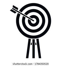 Icono de destino de innovación. Ilustración simple del icono vectorial objetivo de innovación para el diseño web aislado en fondo blanco