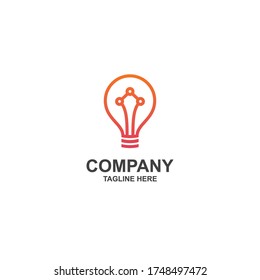 innovation with tech logo design icon, vector, element, template