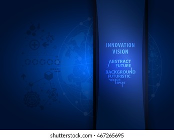 innovation technology abstract background concept vector