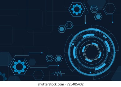 innovation technology ,abstract background , Futuristic technology , illustration vector
