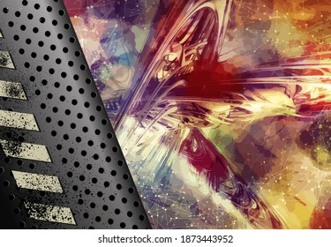 Antecedentes de la tecnología de la innovación Concepto de comunicación de alta tecnología, ilustración vectorial
