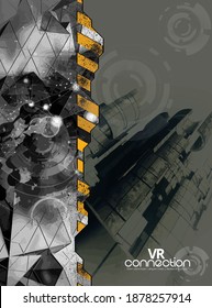 Innovation technology background Hi-tech communication concept, vector illustration