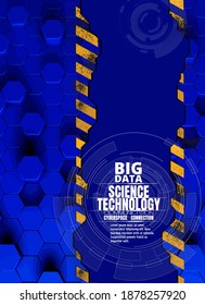 Innovation technology background Hi-tech communication concept, vector illustration