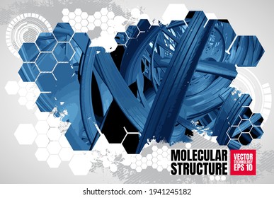 Innovation technology background Hi-tech communication concept, vector illustration