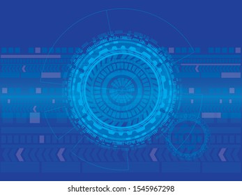 Innovation Technology background, Vector illustration.