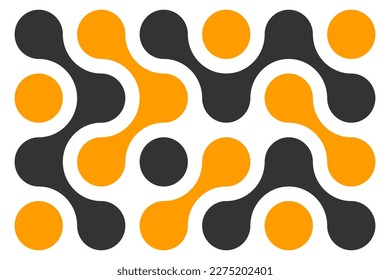 Innovation, technology pattern, dots background, science poster. Invention abstract geometric cover. Nanotechnology concept