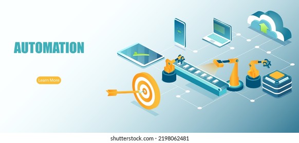Tecnología de innovación y concepto de automatización de procesos