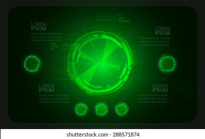 Innovation UI design vector illustration