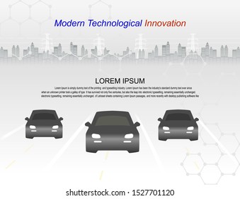 The innovation uses technology to control traffic efficiently by using modern technology by using artificial intelligence to control the safety of cars on the road.