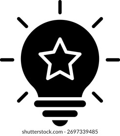 Vetor de inovação design em estilo moderno, brainstorming on-line e conceito de reunião criativa, ilustração de trabalho em equipe digital. Ícone de Glifo