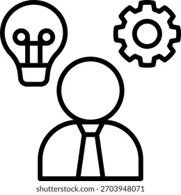 Diseño de Vector de innovación en estilo moderno, concepto innovador de investigación médica y prevención del VIH, ilustración de desarrollo de atención médica. Icono de línea
