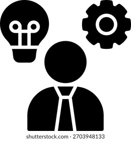 Innovation vector design in modern style, medical research and HIV prevention breakthrough concept, healthcare development illustration. Glyph Icon