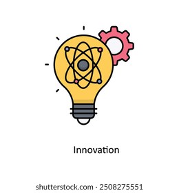 Innovation vector filled outline Icon Design illustration. Graphic Design Symbol on White background EPS 10 File