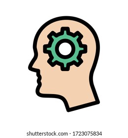 innovation vector flat color icon 