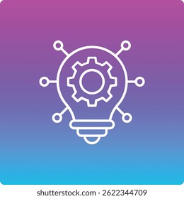 Innovationsvektorsymbol. Kann für Druck-, Mobil- und Web-Anwendungen verwendet werden.