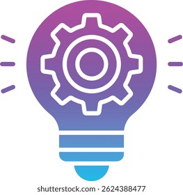 Ícone de vetor de inovação. Pode ser usado para impressão, aplicativos móveis e da Web.