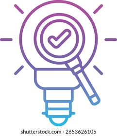 Ícone de vetor de inovação. Pode ser usado para impressão, aplicativos móveis e da Web.
