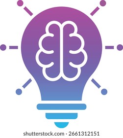 Ícone de vetor de inovação. Pode ser usado para impressão, aplicativos móveis e da Web.