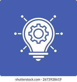 Ícone de vetor de inovação. Pode ser usado para impressão, aplicativos móveis e da Web.