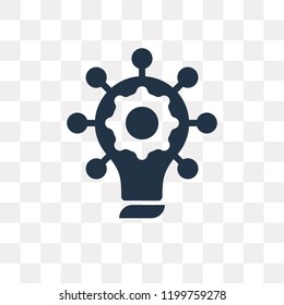 Innovation vector icon isolated on transparent background, Innovation transparency concept can be used web and mobile