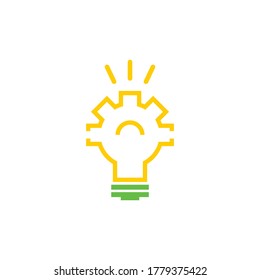 Logo-Design für Innovationsvektorsymbol