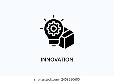 Ilustración Del Icono O Del Logotipo Del Vector De Innovación