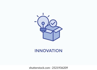 Innovation Vector Icon Or Logo Illustration