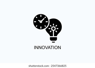 Icono de Vector de innovación o ilustración de logotipo