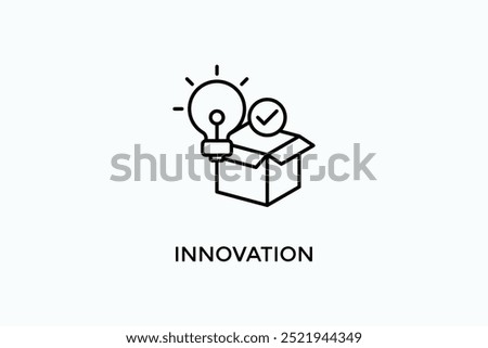 Innovation Vector Icon Or Logo Illustration