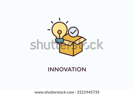 Innovation Vector Icon Or Logo Illustration