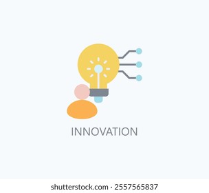 Innovation Vector, Icon Or Logo Sign Symbol Illustration