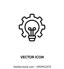 Innovation vector icon. Modern, simple flat vector illustration for website or mobile app. Idea symbol, logo illustration. Pixel perfect vector graphics