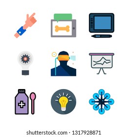 innovation vector icon set