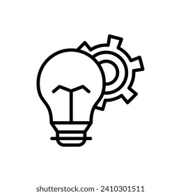 Innovation Vector Line Icon Design